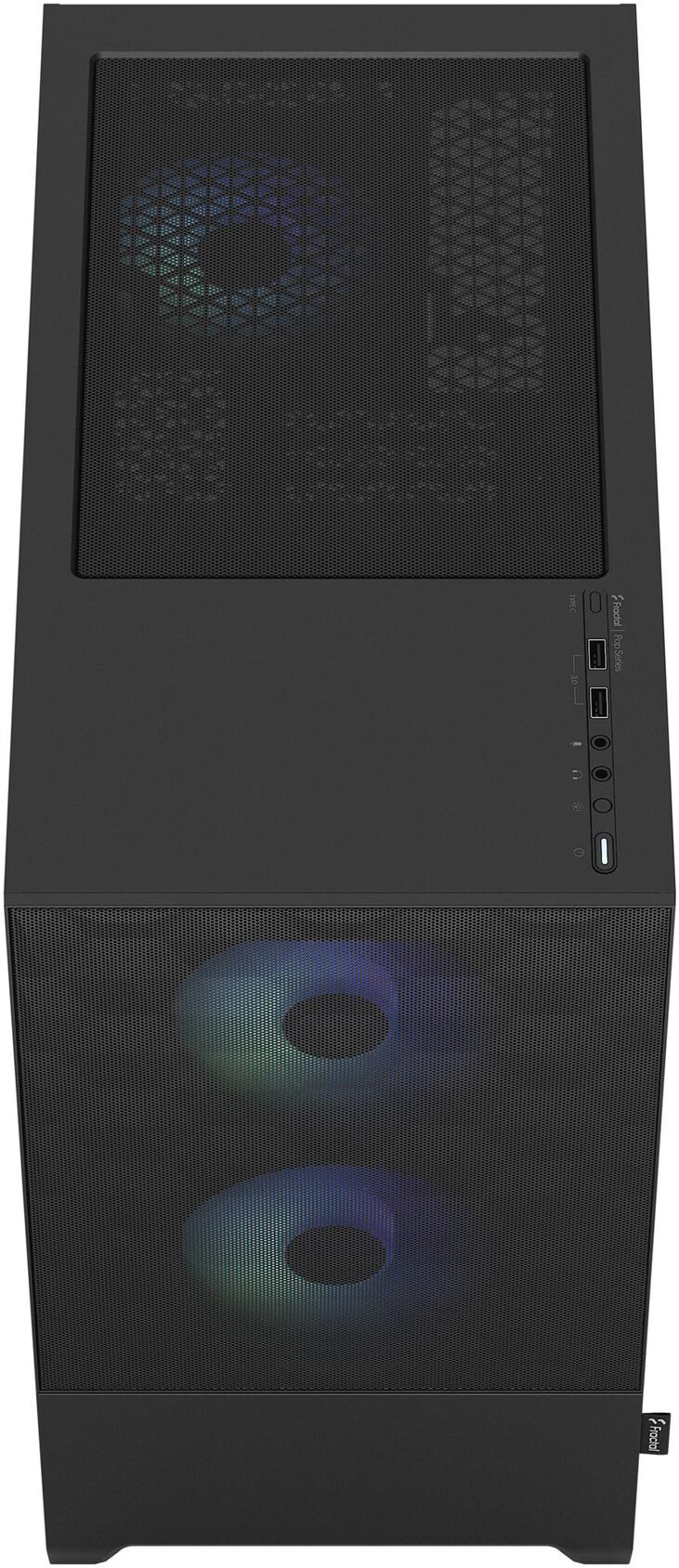 Torre Micro-ATX Fractal Design Pop Mini Air RGB Black TG Clear Tint image number 5