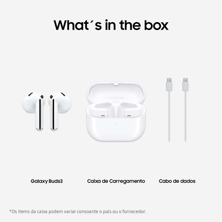 Earbuds Samsung Galaxy Buds 3 Bluetooth Blanco image number 4