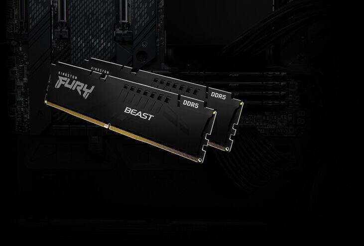 Kingston Kit 32GB (2 x 16GB) DDR5 6000MHz FURY Beast Negro CL30 image number 7