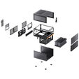 Caja Micro-ATX Jonsbo N6 Negro image number null