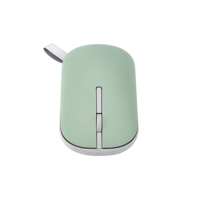 Rat&oacute;n Asus Marshmallow MD100 Bege / Verde Wireless image number 7