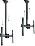 Soporte de Techo Tooq Tilt GiRatónrio e Extensível 32" a 55" Max. 50kg Negro image number null