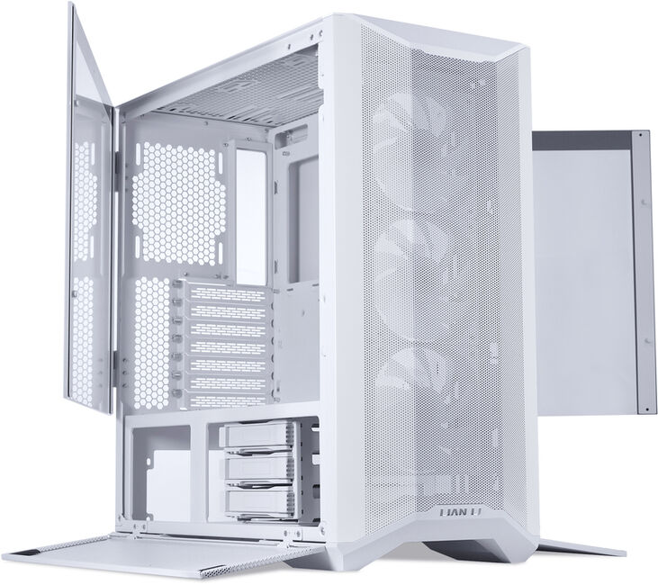Caja ATX Lian Li Lancool II Mesh C RGB Snow Edition Blanca Vidrio Templado image number 13