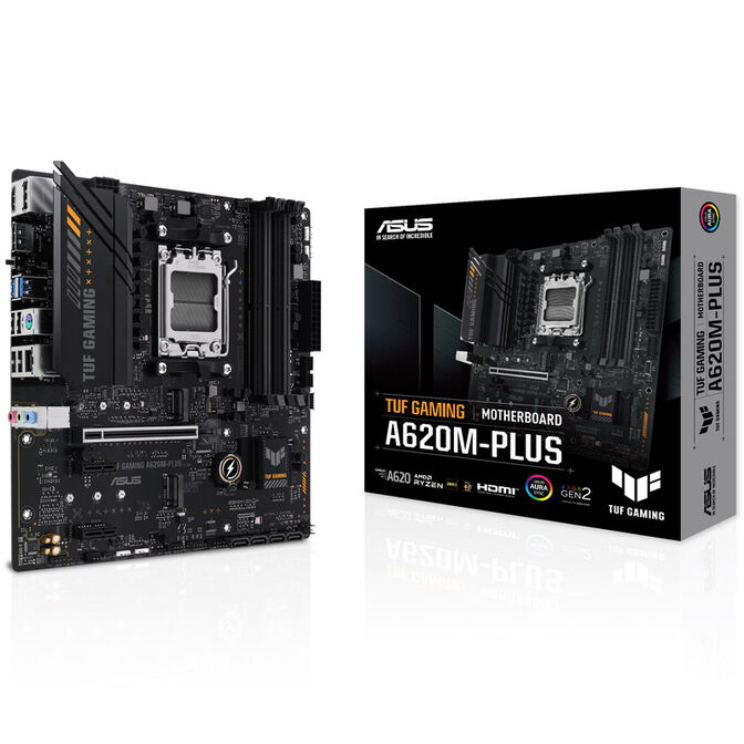 ASUS TUF GAMING A620M-PLUS AMD A620 Z&oacute;calo AM5 micro ATX image number 0