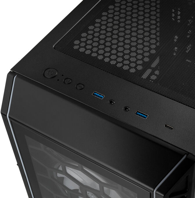Caja Micro-ATX Kolink Citadel Glass SE ARGB Vidrio Templado Negro image number 4