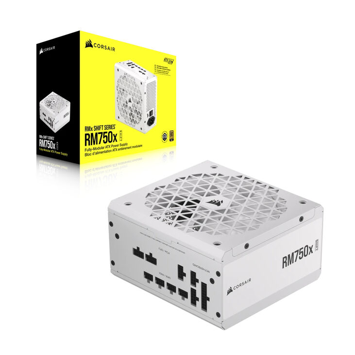 Fuente Alimentación Modular Corsair RMx Shift Series RM750x 750W 80 Plus Gold Blanca image number 1