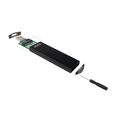 Caja SSD Tooq TQE-2240B M.2 NGFF/NVMe USB3.2 Gen 2 USB-C+USB-A image number null