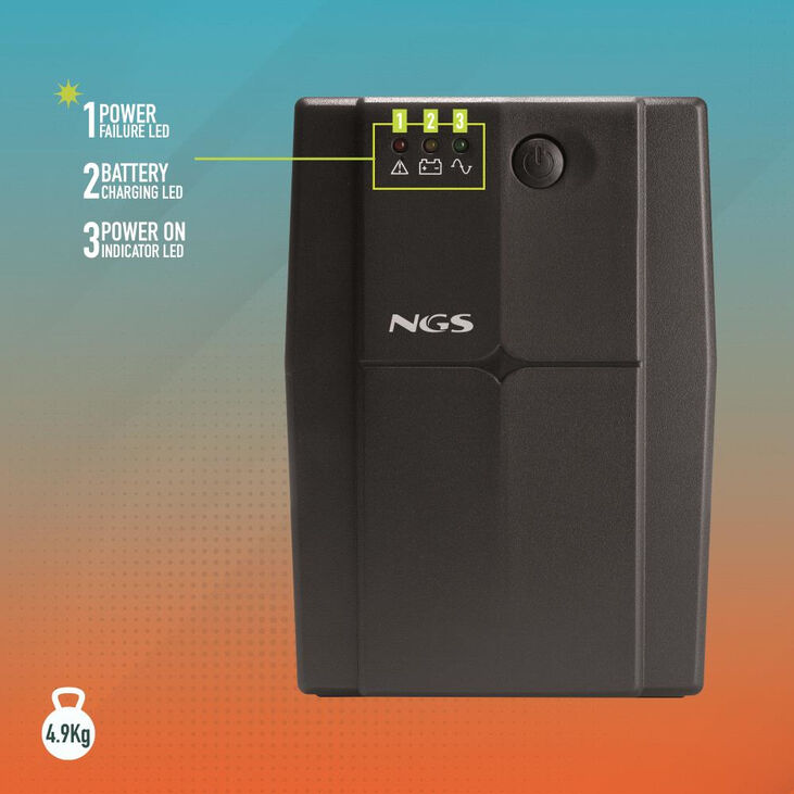 UPS NGS Off-line Fortress 1200V3 480W AVR 2 Tomas Schuko image number 6