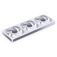 Ventilador Jonsbo ZB-360 RGB de Marco &Uacute;nico Blancos &ndash; Triple Ventilador 120mm (360mm) image number null