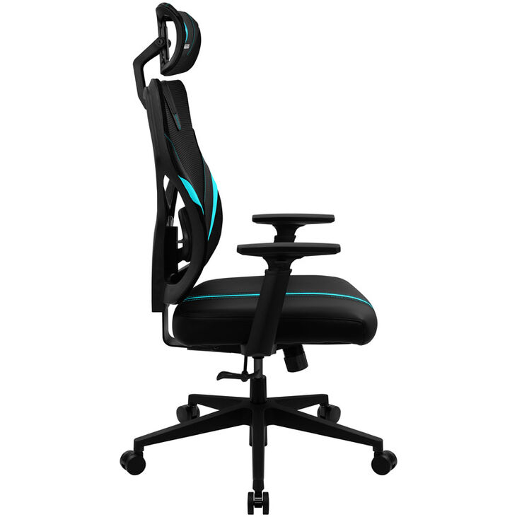Silla Gaming Ergonomica ThunderX3 YAMA 1 - Negro/Turquesa image number 4