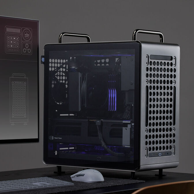 Torre E-ATX Cooler Master QUBE 540 Stardust image number 10