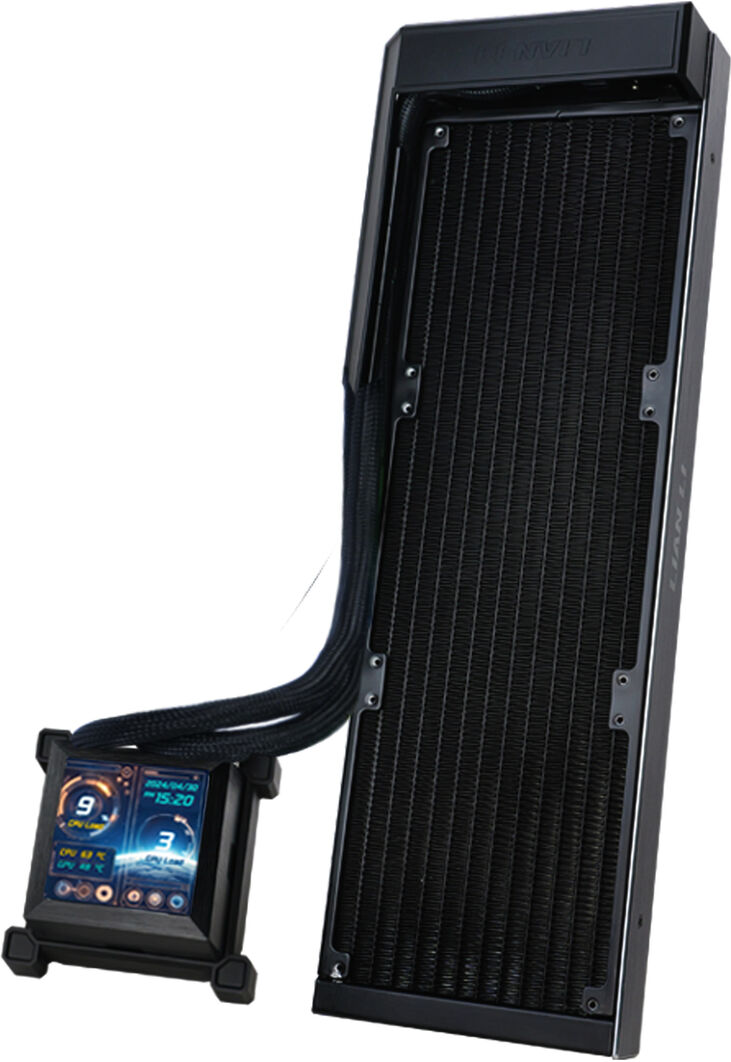 Kit Refrigeración Líquida CPU AIO Lian Li HydroShift LCD 360 Negro - 360mm S/Ventiladores image number 1