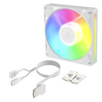 Ventilador Arctic Arctic P14 BioniX PWM ARGB 120mm - Blanco