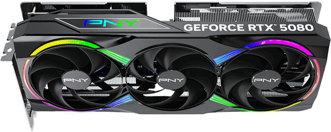 Tarjeta Gr&aacute;fica PNY GeForce&reg; RTX 5080 Gaming RGB Triple Fan OC 16GB GDDR7 DLSS3 image number 5