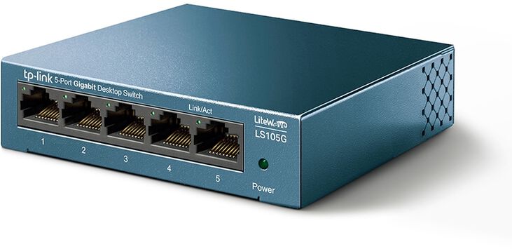 Switch TP-Link LS105G 5 Portas Gigabit Litewave Metal image number 1
