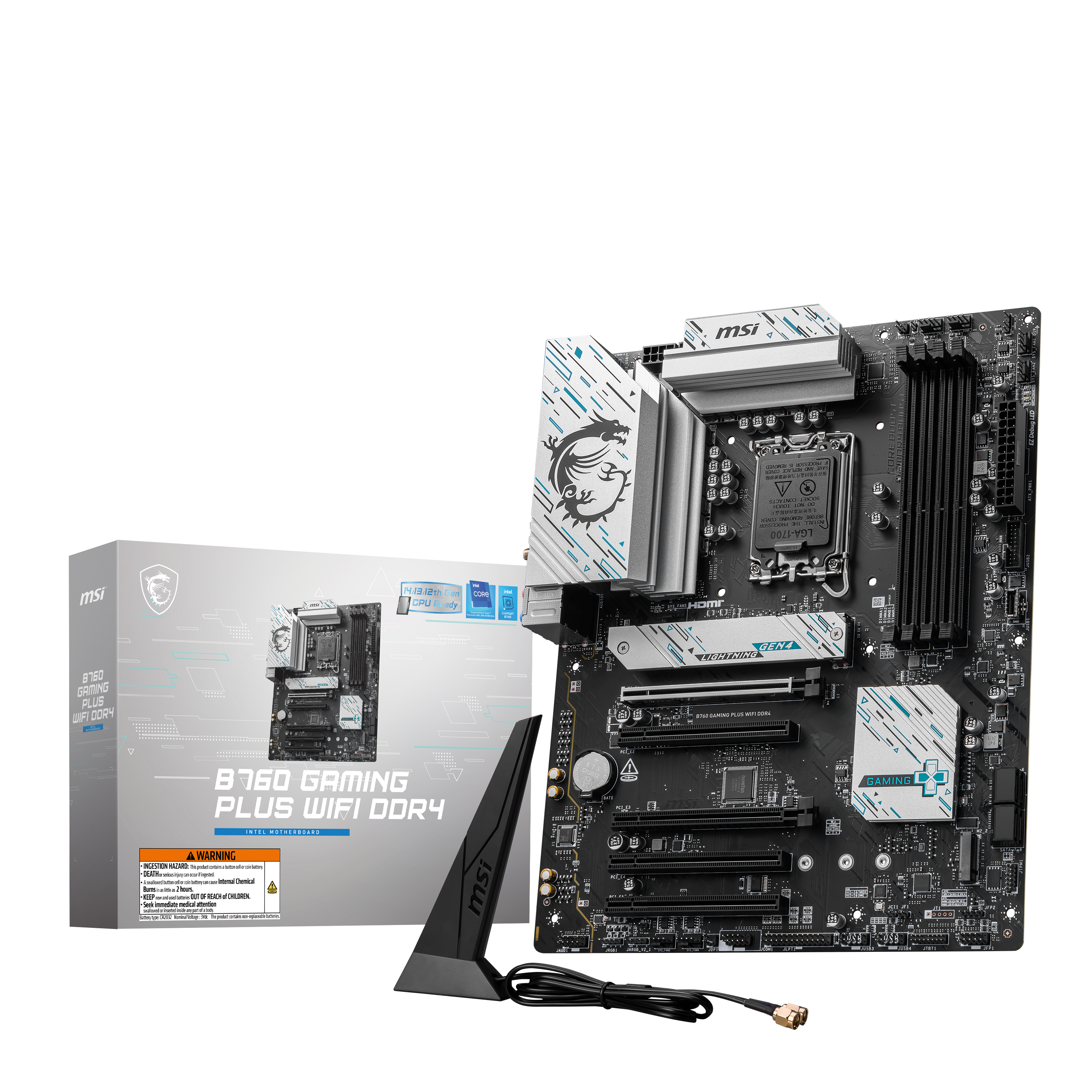 Placa Base MSI B760 GAMING PLUS WiFi DDR4