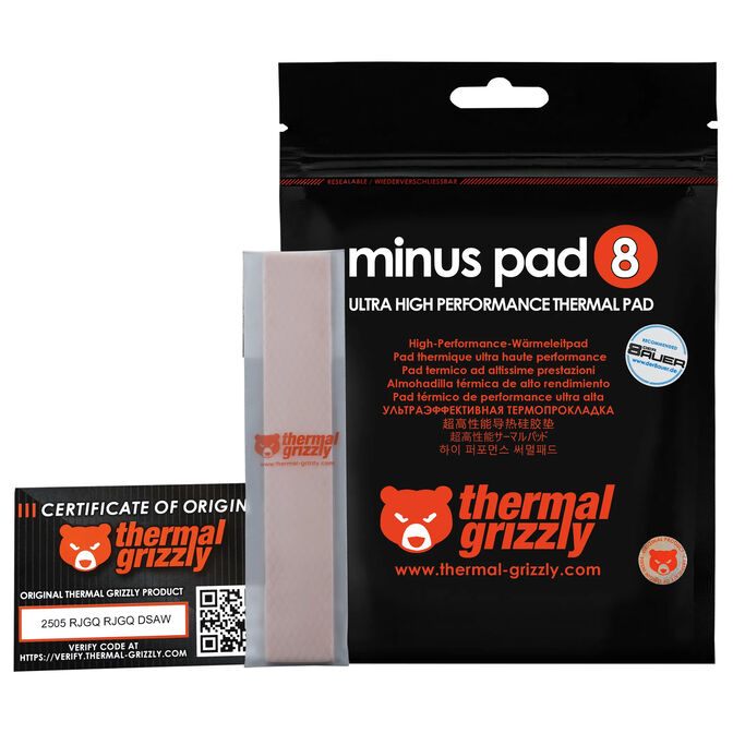 Thermal Pad Thermal Grizzly Minus Pad 8 120 x 20 x 2.5 mm image number 7