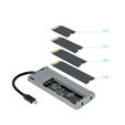 Caja SSD con HUB Tooq TQE-2241G M.2 NGFF/NVMe USB3.2 Gen 2 image number null