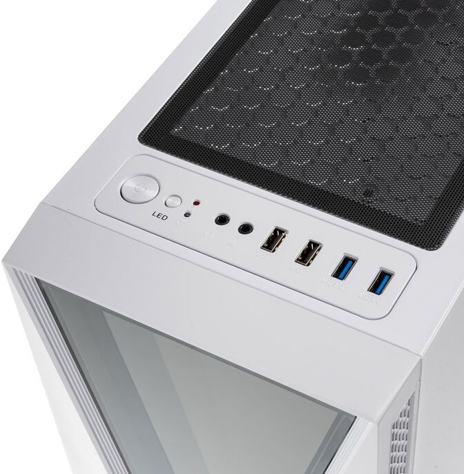 Caja ATX Kolink VOID RGB Vidrio Templado Blanco image number 4