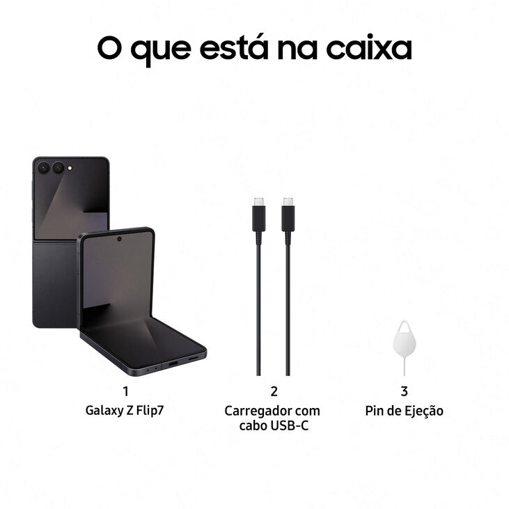 Smartphone Samsung Galaxy Z Flip 7 5G 6.9" (12 /512GB) 120Hz Noche Negra image number 6