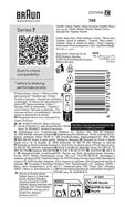 Cabezal de Recambio Braun Kombipack 74S image number null