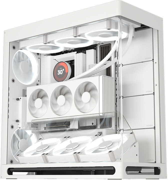 Caja ATX HAVN HS 420 VGPU Blanco image number 4