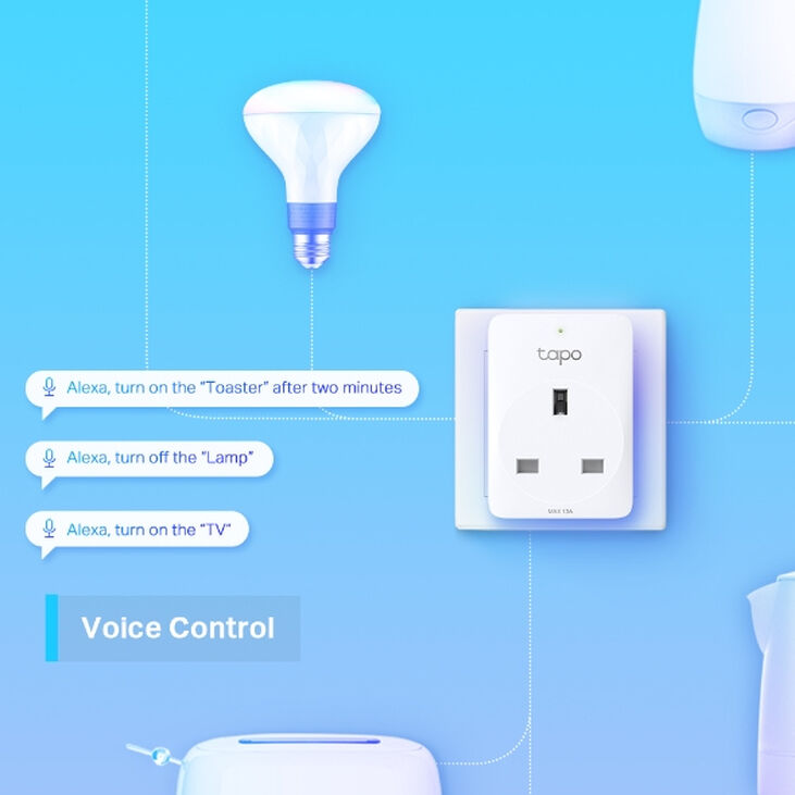 Tomas Inteligente TP-Link Tapo P100 Wi-Fi (2 Pack) image number 3