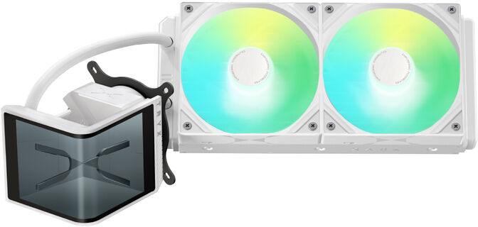 Water Cooler CPU TRYX Panorama SE 240 ARGB Blanco image number 2