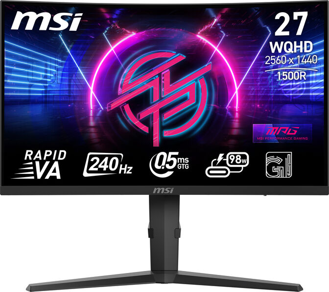 Monitor Curvo MSI 27" MPG 275CQRXF VA WQHD 16:9 240Hz FreeSync Premium HDR400 (0.5ms) image number 21