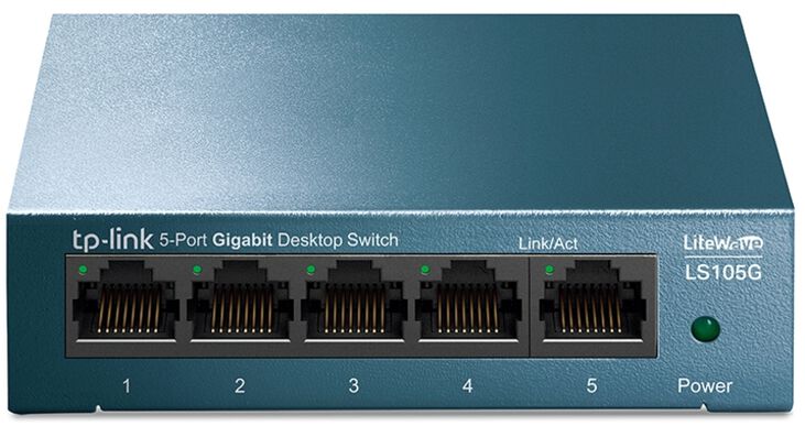 Switch TP-Link LS105G 5 Portas Gigabit Litewave Metal image number 0
