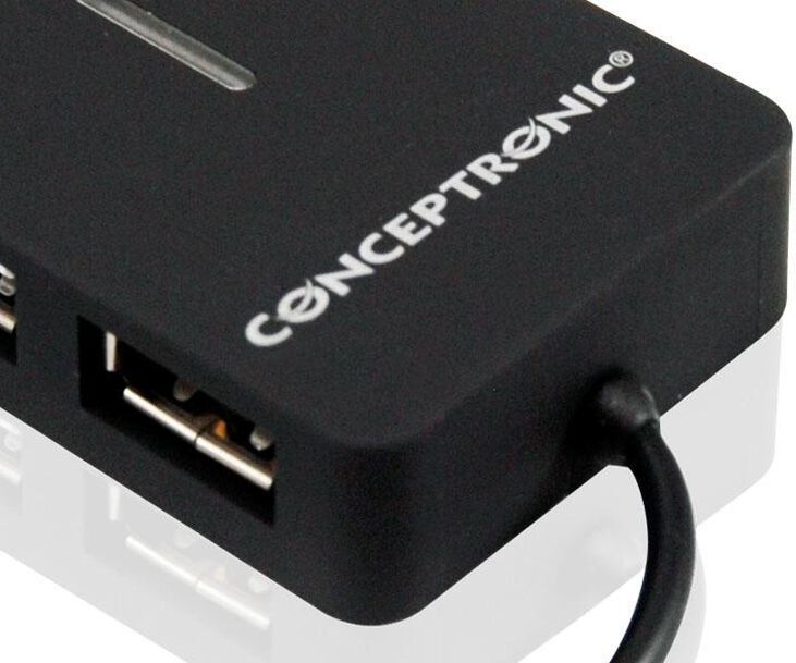 Hub USB Conceptronic 4 Puertas Travel image number 1