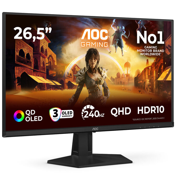 Monitor AOC Gaming 26.5" Q27G41ZDF QD-OLED QHD 240Hz 0,03ms Adaptive-Sync HDR10 image number 0