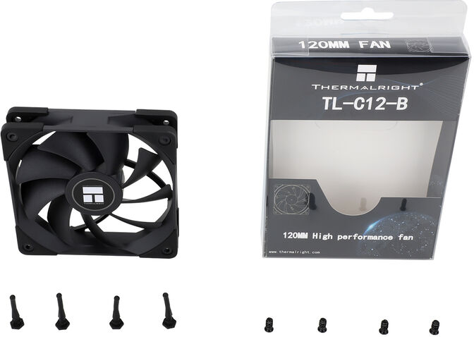 Ventilador Thermalright TL-C12B PWM Preto 120mm image number 6