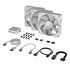 Ventilador Corsair iCUE Link RX120 RGB PWM Blanca 120mm (Pack 3) image number null