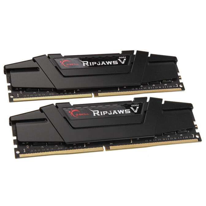 G.Skill Kit 16GB (2 x 8GB) DDR4 3200Mhz Ripjaws V CL16 Black image number 0