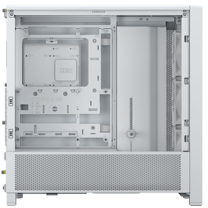Torre E-ATX Corsair 4000D RS Blanco Cristal Templado image number 4