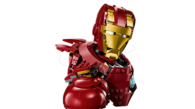 LEGO Marvel: Busto de Iron Man Mark 4, 436 Piezas (76327) image number 1
