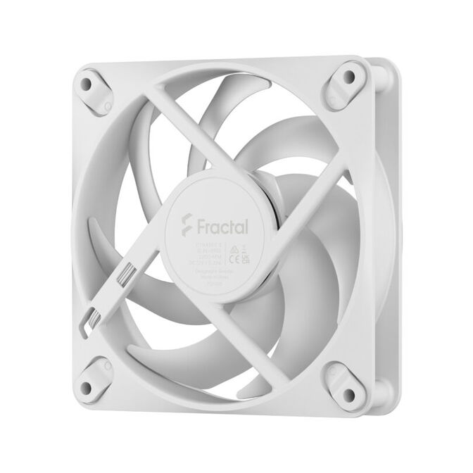 Ventilador Fractal Design Dynamic 3 12 Reverse RGB 120mm 2200RPM 4 Pinos PWM Blanco image number 3