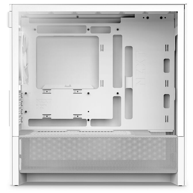 Torre Micro-ATX NZXT H3 Flow Blanca Cristal Templado image number 6