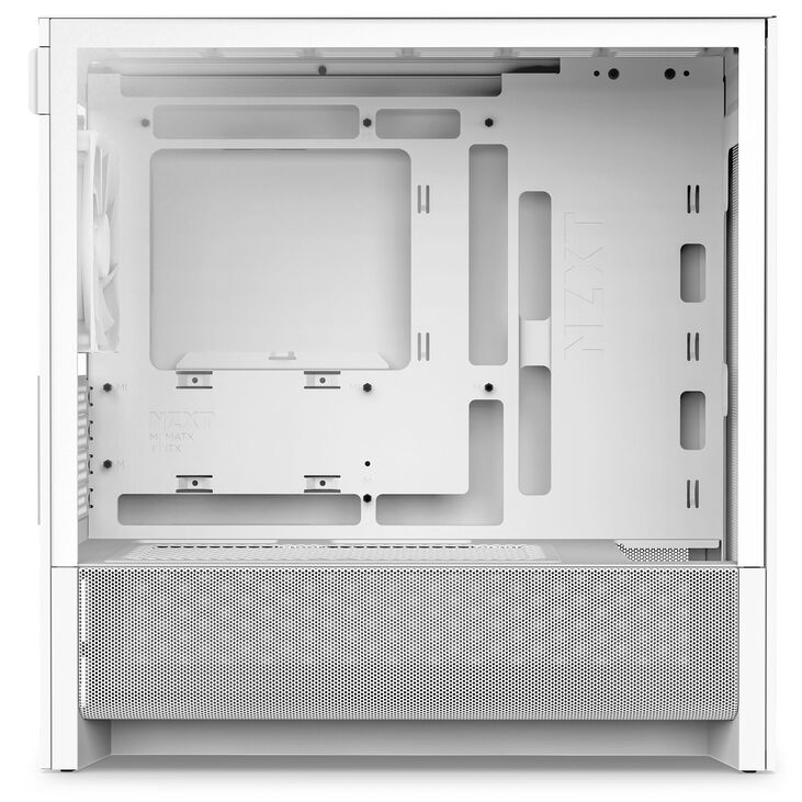 Torre Micro-ATX NZXT H3 Flow Blanca Cristal Templado image number 6