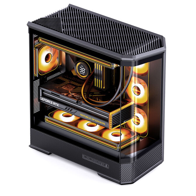 Caja ATX Jonsbo D400 Vidrio Templado Negro image number 7