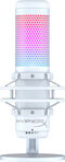 Micr&oacute;fono HyperX QuadCast S Gaming USB Blanco