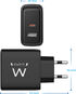 Cargador Ewent EW1330 USB-C/USB-A GaN Fast Charger 65W Negro image number null