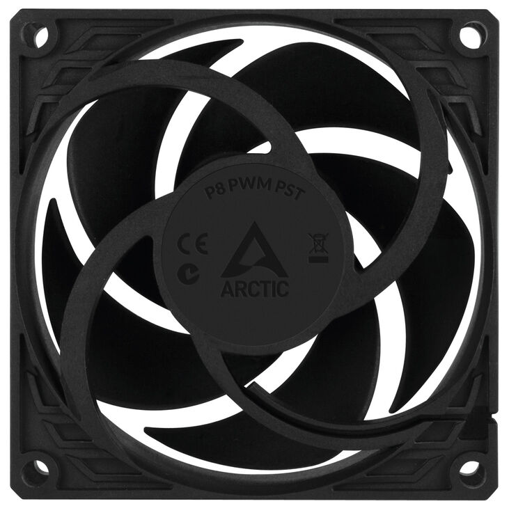 Ventilador Arctic P8 PWM PST 80mm - Negro image number 1