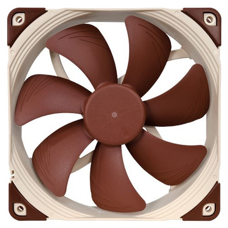 Noctua NF-A14 PWM Carcasa del ordenador Ventilador 14 cm Marrón image number 2