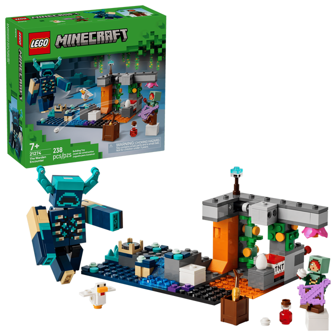 LEGO Minecraft: El Encuentro con el Guardian, 238 Piezas (21274) image number 0