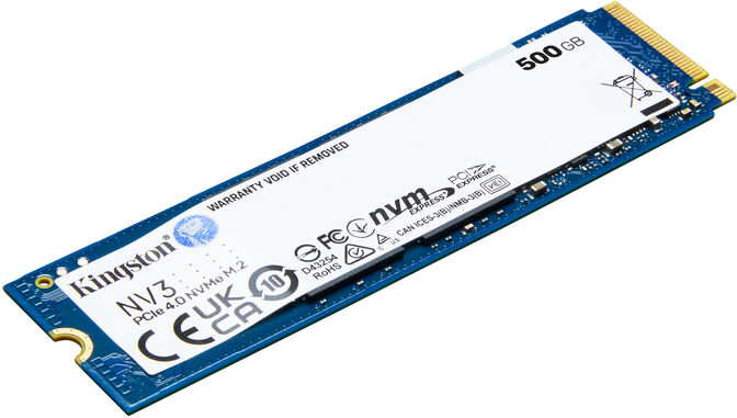 SSD Kingston NV3 500GB Gen4 M.2 NVMe 2280 (6000/2200MB/s) image number 0