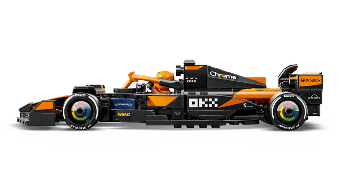 LEGO Speed Champions: Coche de Carreras McLaren F1 Team MCL38, 269 Piezas (77251) image number 4