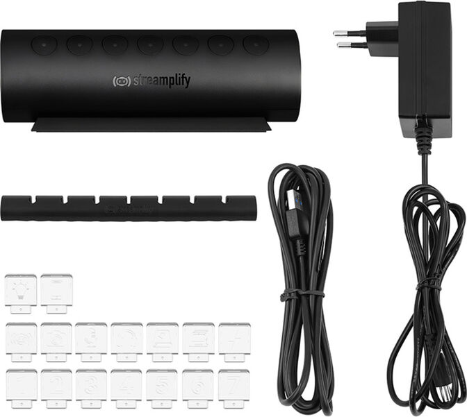 HUB Streamplify CTRL 7 Slot, RGB, 12V, EU - Negro image number 10