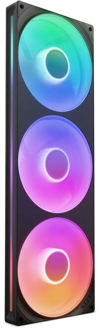 Ventilador NZXT F420 RGB Core Single-Frame Negras - Triplo Ventilador 140mm ( 420mm )